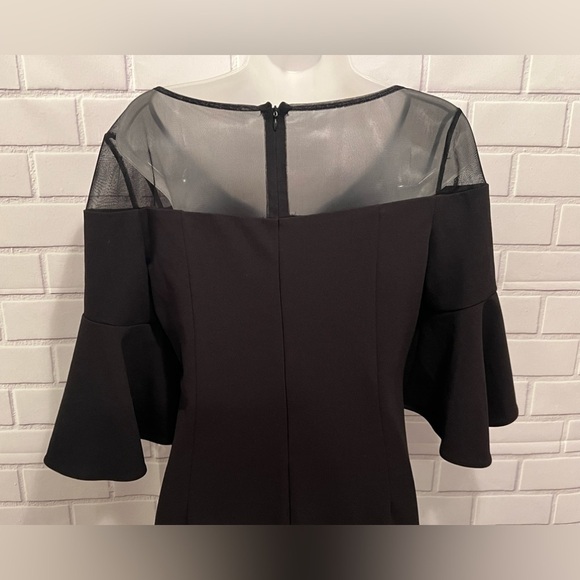 CALVIN KLEIN women short sleeve black formal dress/size 6 - Picture 4 of 9